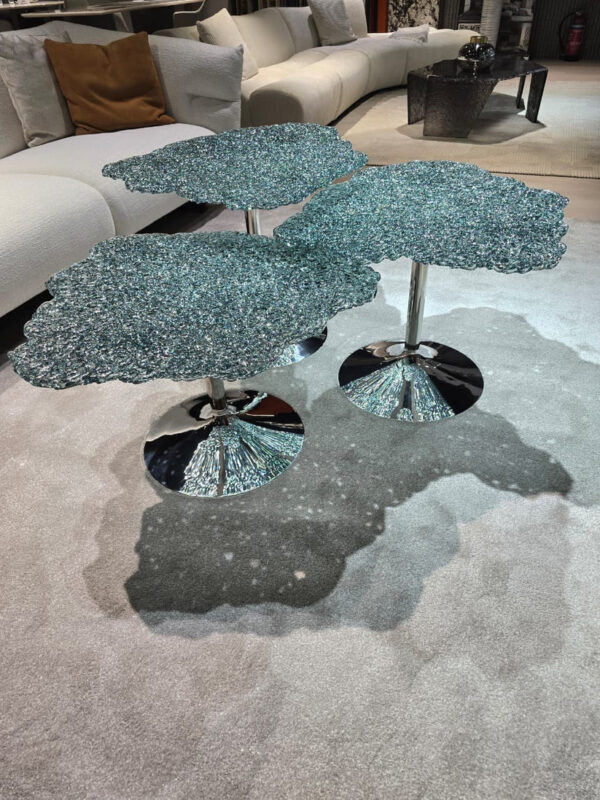 Ripple Acrylic Accent Tables - Set of 3 - Image 5