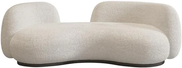 Modern Curved Sofa - Ideal for Apartments and Cozy Corners - 230CM . - Image 4