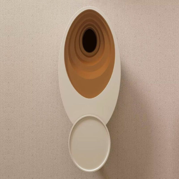 Coffee Table Swirl Coffee Table - 130CM Off White - Image 2