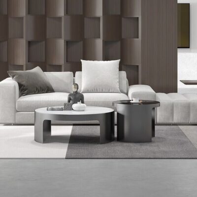 Luxury Round Coffee Table Set