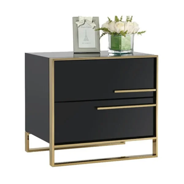 Bedside Table Solid Wood Nightstand Table Amazing Design - Image 2
