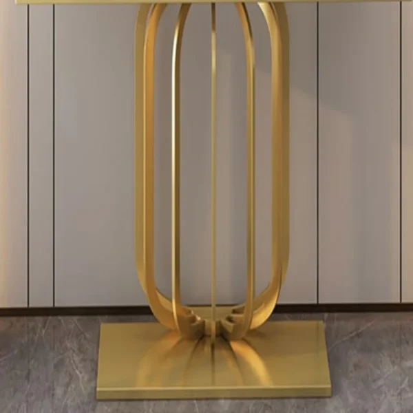 Console Table Matt Gold 150Cm - Image 4