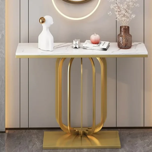 Console Table Matt Gold 150Cm - Image 3