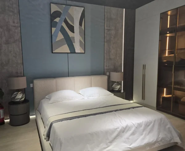 Deluxe Upholstered Fabric Bed - Image 2