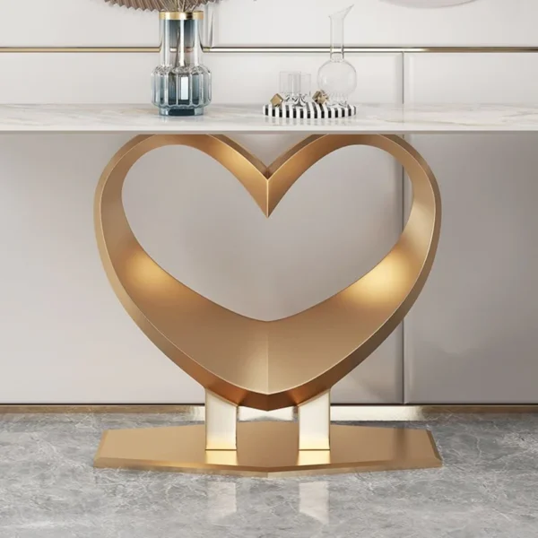 Heart Shape Console Table 150Cm - Image 4