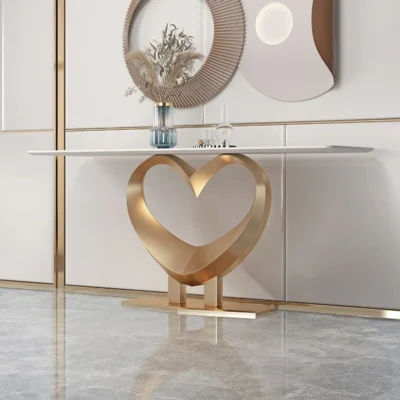 Heart Shape Console Table 150Cm