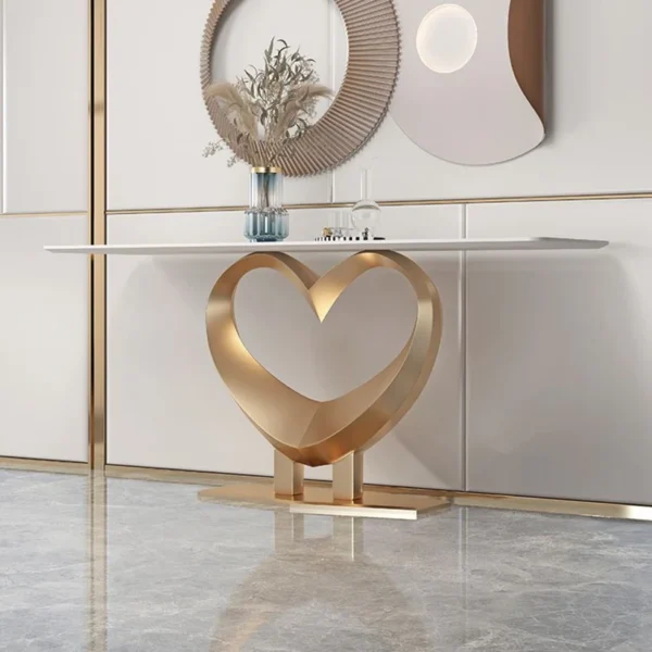 Heart Shape Console Table 150Cm