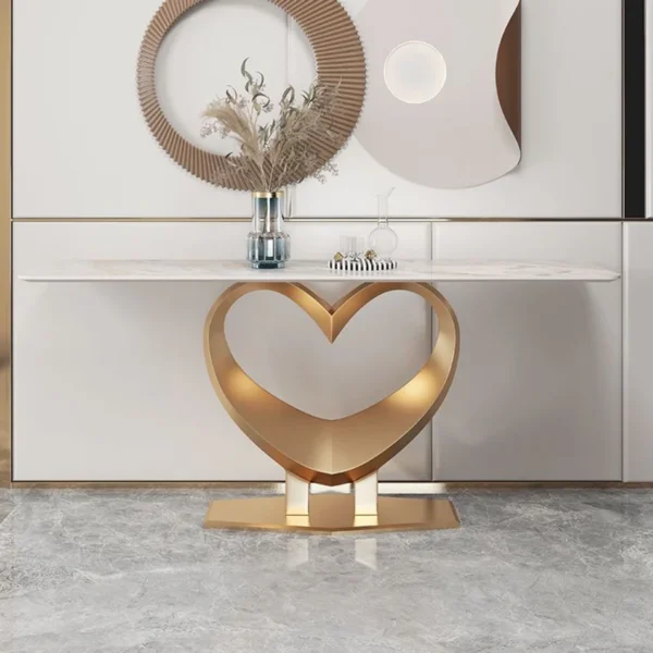 Heart Shape Console Table 150Cm - Image 3