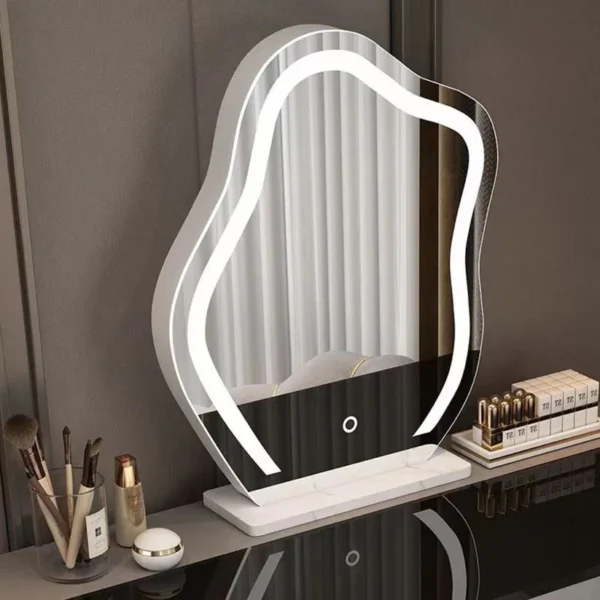 Vanity Table - Smart Cool Dressing Table Bluetooth Speaker Wireless Charger 120cm - Image 3