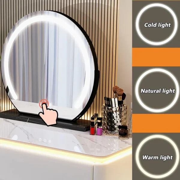 Vanity Table - Lonely Swan Dressing Table -Led Light 200cm - Image 4