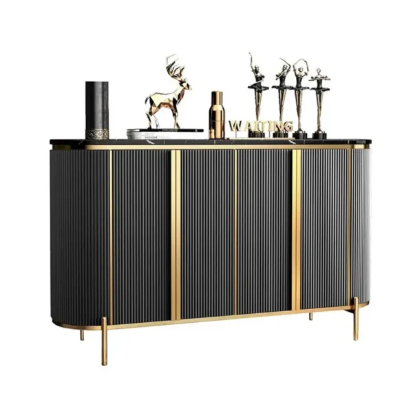 Luxury multi-use console cabinet marble top - Image 3