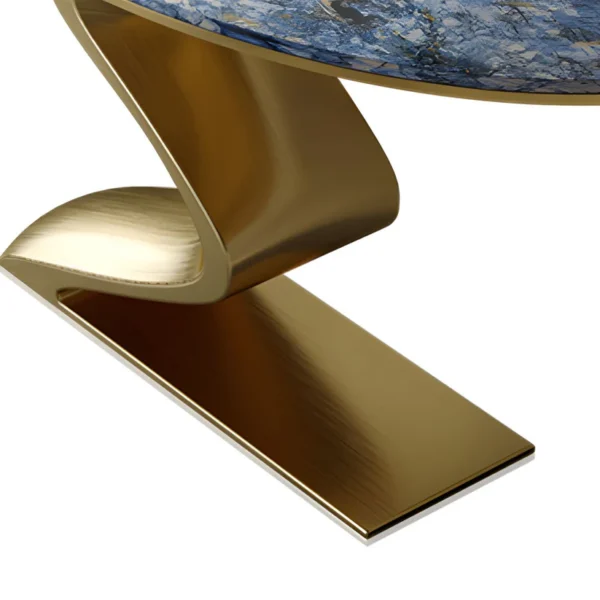 Metal Frame Console Table - Gold - Image 5
