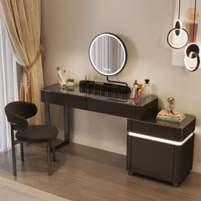Modern LED Vanity Table with Mirror & Storage -120CM