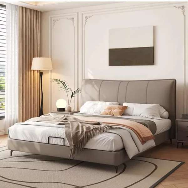 Prestige Real Leather Bed Frame –Luxury Design - Image 2