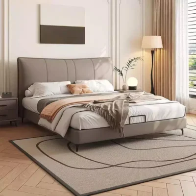 Prestige Real Leather Bed Frame –Luxury Design