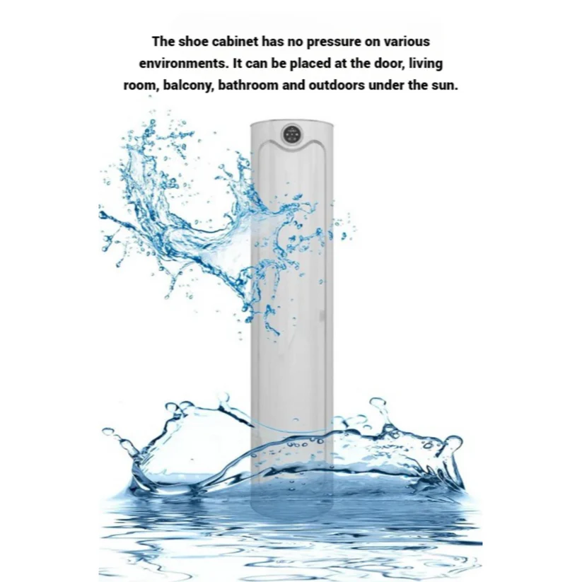 Shoe Cabinet with Ozone Sanitizer – Tall Mirror Door, Advanced Shoe Storage & Disinfection Solution - 212*45CM - Multiple Colors . - Image 2