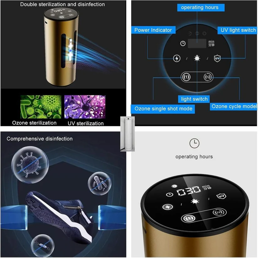 Shoe Cabinet with Ozone Sanitizer – Tall Mirror Door, Advanced Shoe Storage & Disinfection Solution - 212*45CM - Multiple Colors . - Image 7