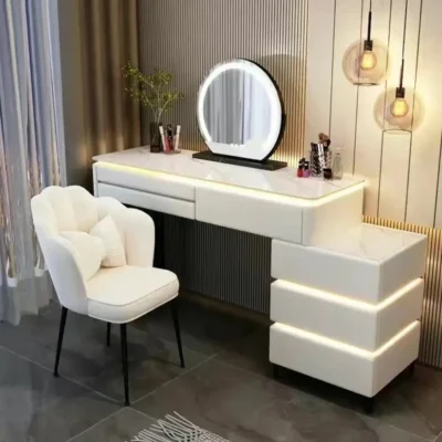 Vanity Table - Lonely Swan Dressing Table -Led Light 120cm