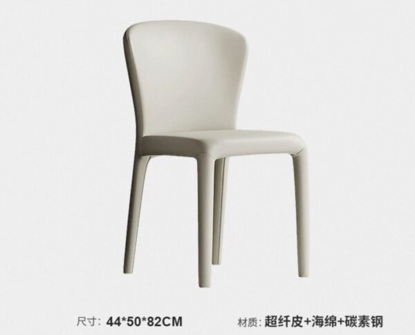Modern And Stylish Dining Chair With Leather Finished - Image 4