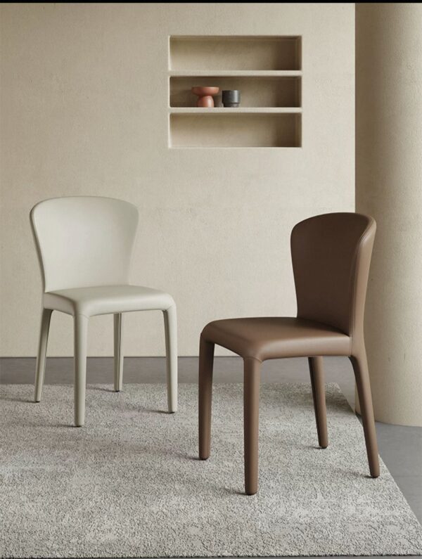 Modern And Stylish Dining Chair With Leather Finished - Image 3