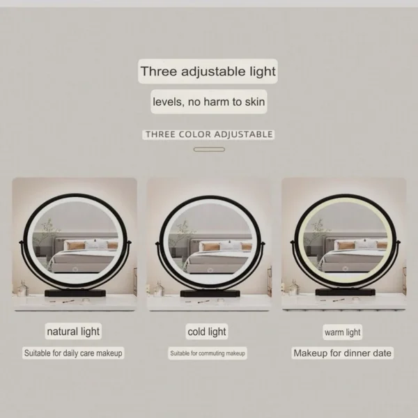Vanity Table - Durable Beauty Dresser With Led Mirror 120cm - Image 3