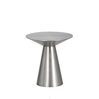 Creative Round Coffee Table - Grey Color Stainless Steel