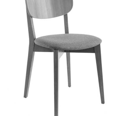 Modern Style Dining Chairs With Leather And Wood