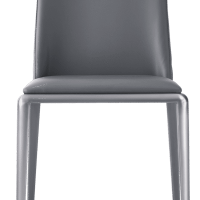 Modern Style Dining Chairs With Leather And Stainless Steel