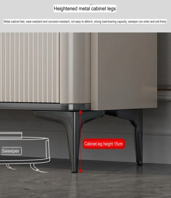 Modern Luxury Console Table Multi-Purpose Use Creme White 140cm - Image 3