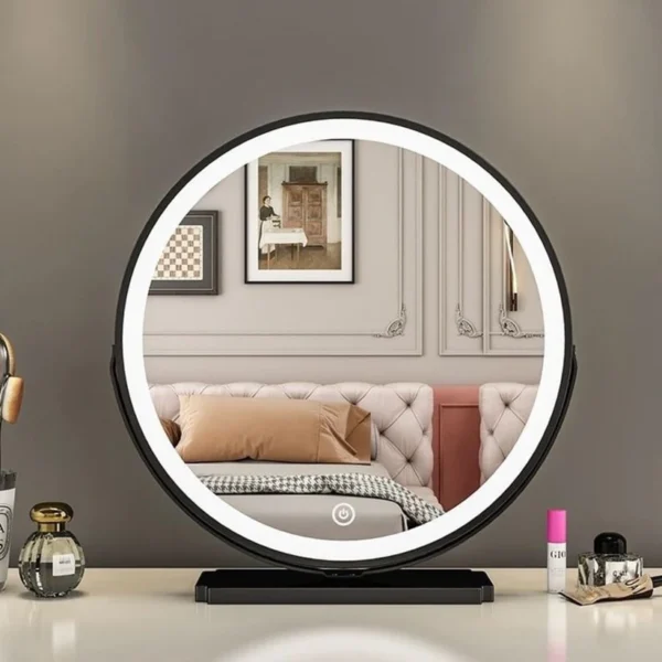 Smart Beauty Dressing Table With LED Mirror and Chair, 120cm - Image 2