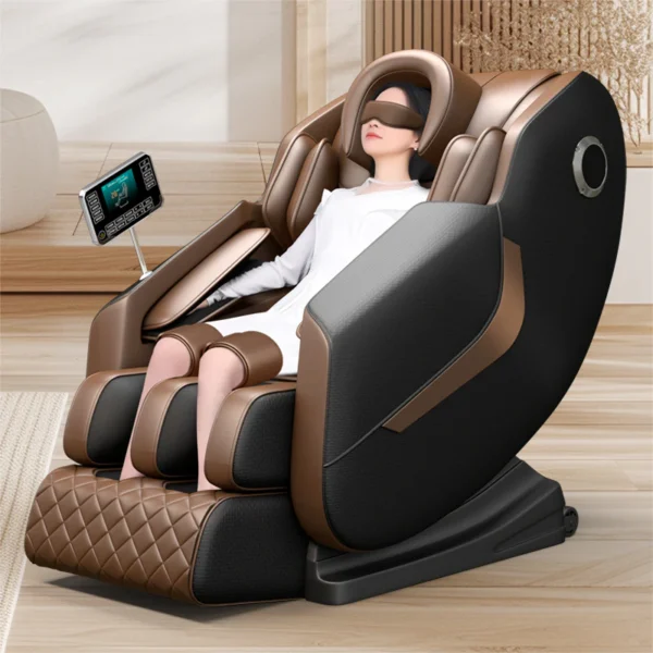 Full Body Massage Chair - Brown - Image 2