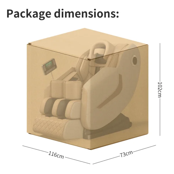 Full Body Massage Chair - Beige - Image 8