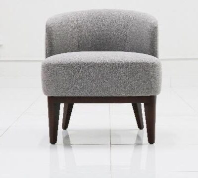 Compact Grey Armchair