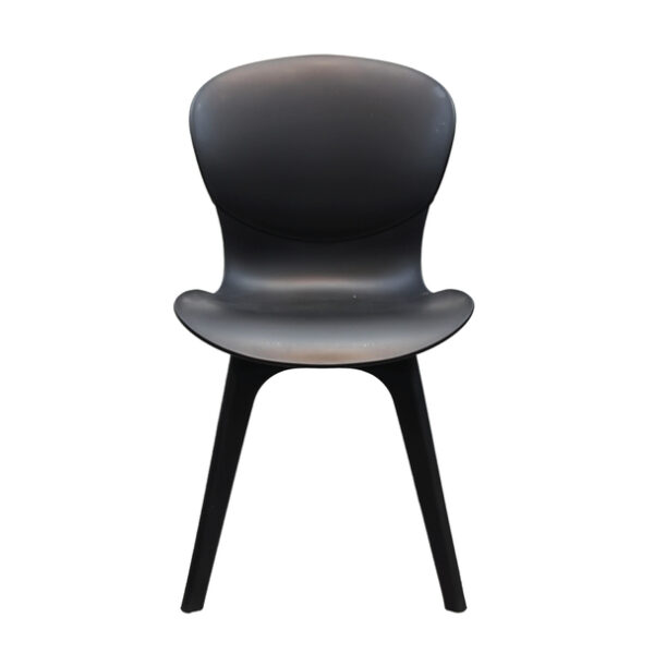 Polypropylene Dining Chair Black - Image 4