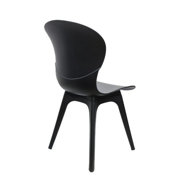 Polypropylene Dining Chair Black - Image 2