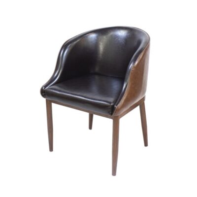 Arm Chair with PVC leather