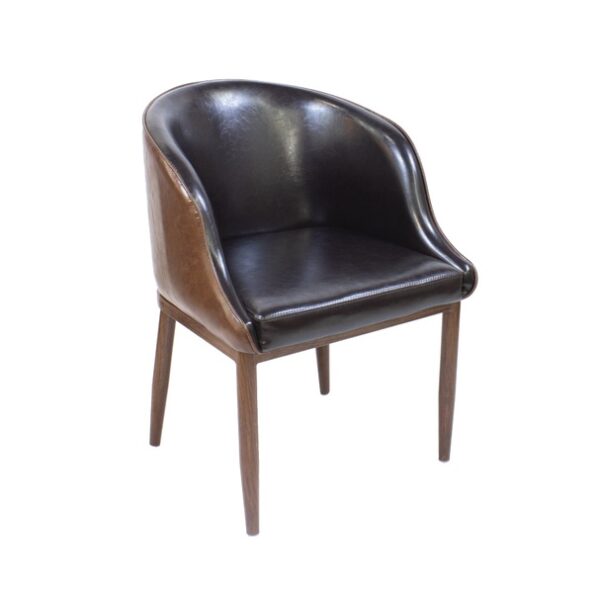 Arm Chair with PVC leather - Image 2