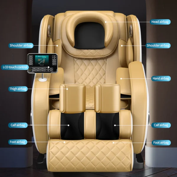 Full Body Massage Chair Zen6 - White - Image 6