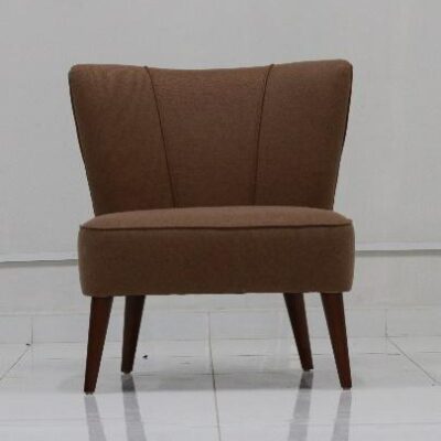 Mid-Century Brown Cozy Accent Chair