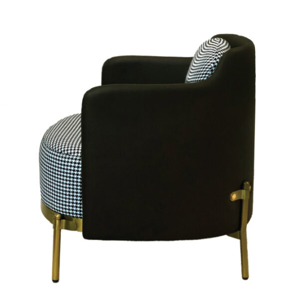 Modern Design Reupholstery Fabric Dining Chair - Image 2