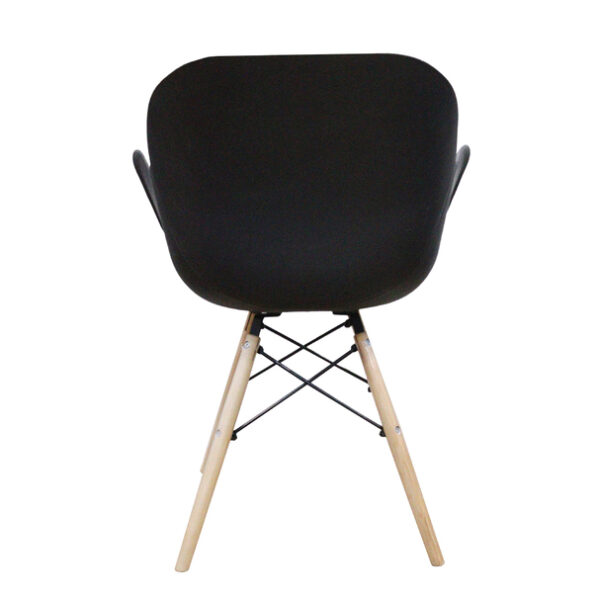 Classical Dining Chair with Armrest - Black - JP1271A - Image 3