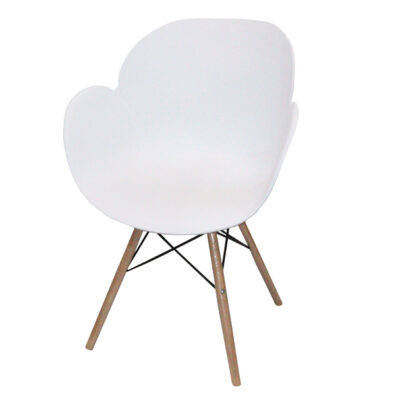 Classical Dining Chair with Armrest - Black - JP1271B