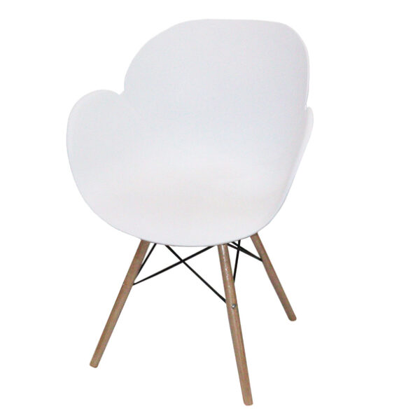 Classical Dining Chair with Armrest - Black - JP1271B