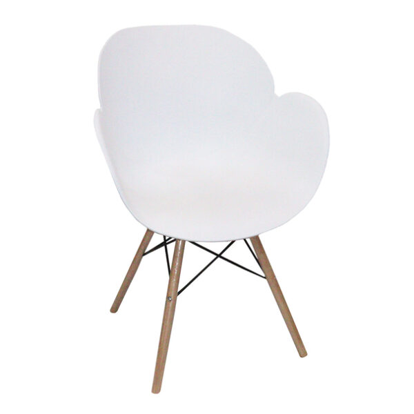 Classical Dining Chair with Armrest - Black - JP1271B - Image 2