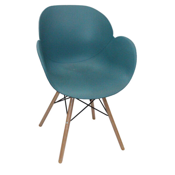 Classical Dining Chair with Armrest - Black - JP1271C - Image 2