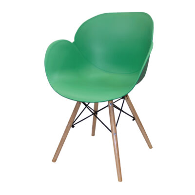 Classical Dining Chair with Armrest - Green - JP1271D