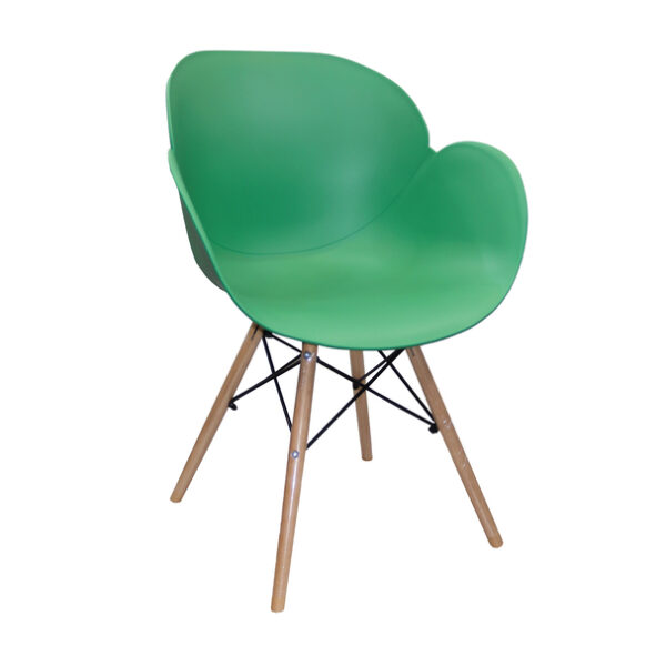 Classical Dining Chair with Armrest - Green - JP1271D - Image 2