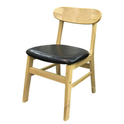 Solid Wood Dining Chair- Light Brown