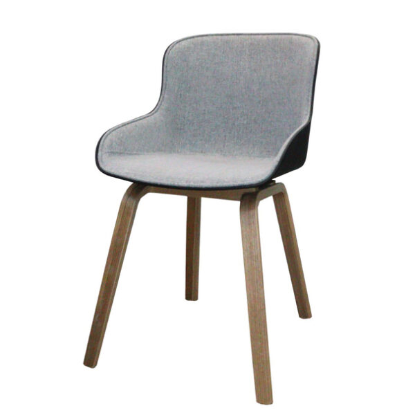 Modern Fabric Chair with Metal Legs - Image 4