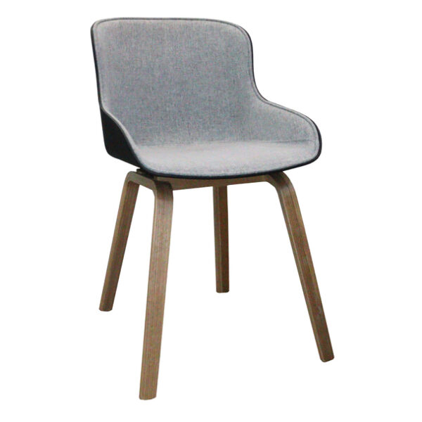 Modern Fabric Chair with Metal Legs - Image 5